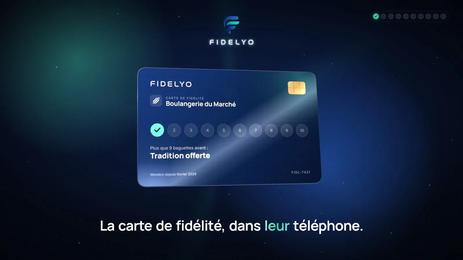 Carte de fidélité Fidelyo